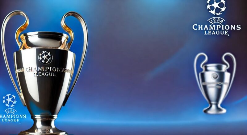 Pehar Lige ลกampiona sa plavom gradijentnom pozadinom, istaknut u prvom planu