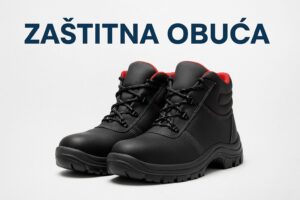 Radne cipele i ฤizme na betonskoj podlozi โ zaลกtitna obuฤa za radnike u 2025. godini