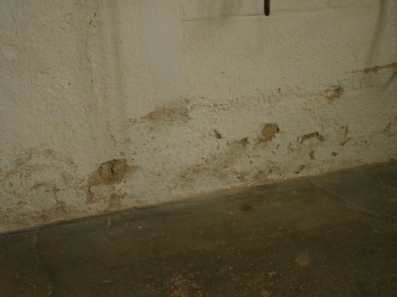 prikaz vlage u podrumu