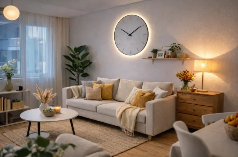 Preuređena dnevna soba sa minimalnim ulaganjima