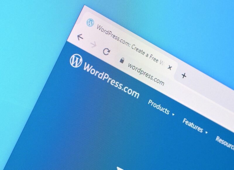 prikaz wordpress sajta i wordpress taba