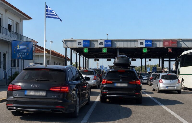 Kolona vozila na granici sa Grčkom